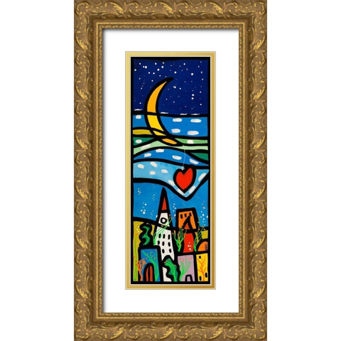 Amori sommersi II Gold Ornate Wood Framed Art Print with Double Matting by Wallas