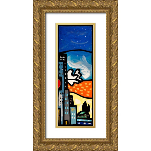 Quando soffia il vento III Gold Ornate Wood Framed Art Print with Double Matting by Wallas