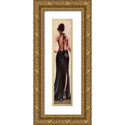 Soiree Gold Ornate Wood Framed Art Print with Double Matting by Duval, Sonya