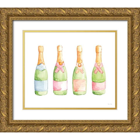 My Kind of Beautiful VI Gold Ornate Wood Framed Art Print with Double Matting by Fay, Elena