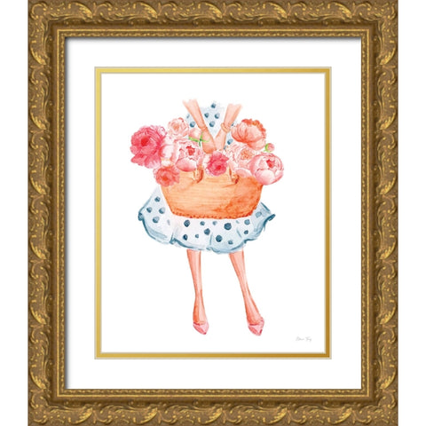 My Kind of Beautiful XI Gold Ornate Wood Framed Art Print with Double Matting by Fay, Elena