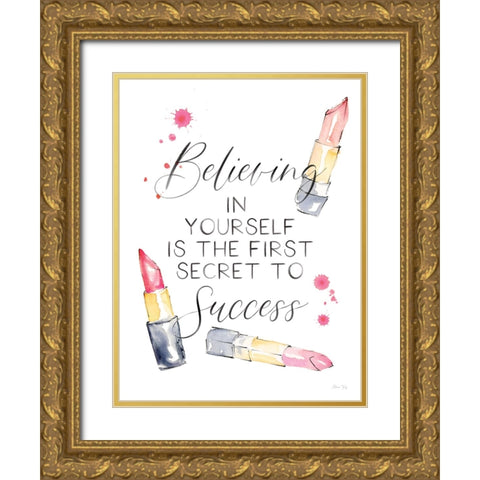 My Kind of Beautiful XXIII Gold Ornate Wood Framed Art Print with Double Matting by Fay, Elena