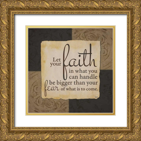 Simple Wisdom II Gold Ornate Wood Framed Art Print with Double Matting by Reed, Tara