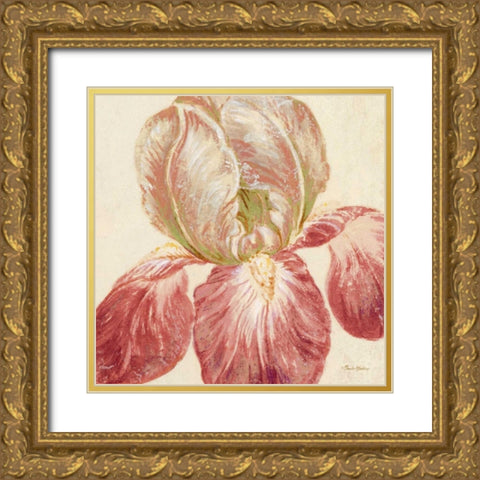 Floral Fresco III   Gold Ornate Wood Framed Art Print with Double Matting by Gladding, Pamela