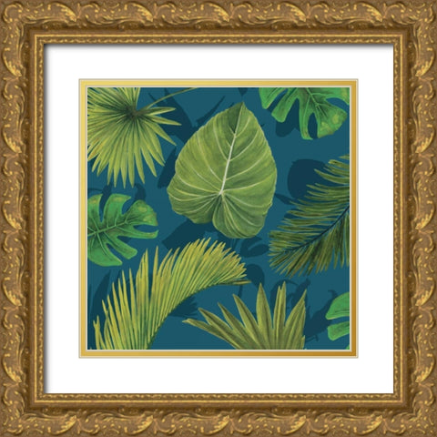 Tropical Bliss I  Gold Ornate Wood Framed Art Print with Double Matting by Cusson, Marie Elaine