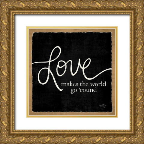 Blessings of Home IV (Love) Gold Ornate Wood Framed Art Print with Double Matting by Noonday Designs