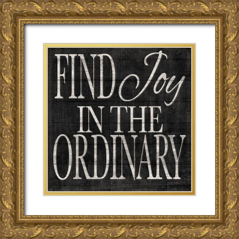 Kindness and Joy Signs II  Gold Ornate Wood Framed Art Print with Double Matting by Killeen, Jen