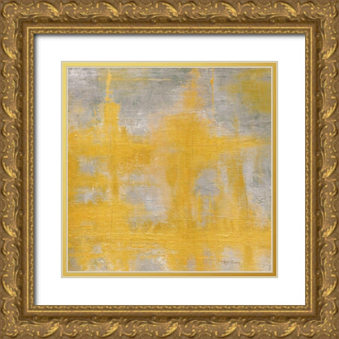 Golden Light I Gold Ornate Wood Framed Art Print with Double Matting by Elaine-Cusson, Marie