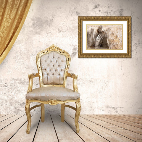 Cast in Stone Gold Ornate Wood Framed Art Print with Double Matting by Tyrrell, Lu Anne