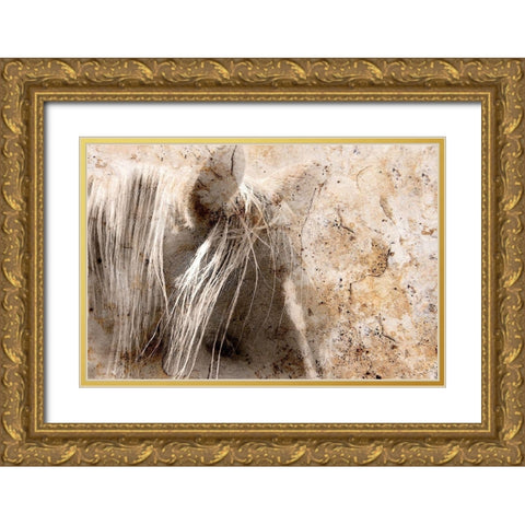 Cast in Stone Gold Ornate Wood Framed Art Print with Double Matting by Tyrrell, Lu Anne