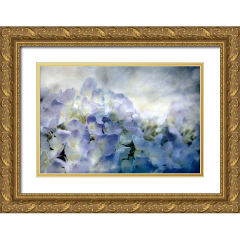 Calm Gold Ornate Wood Framed Art Print with Double Matting by Tyrrell, Lu Anne