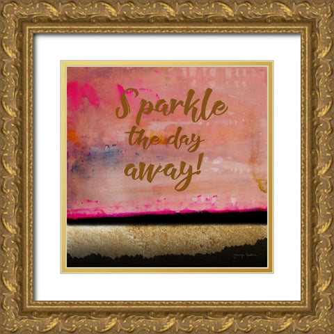 Sparkle the Day Away Gold Ornate Wood Framed Art Print with Double Matting by Kushnir, Tammy