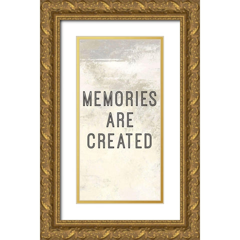 Home is Where Love Resides Panel B Gold Ornate Wood Framed Art Print with Double Matting by Cusson, Marie Elaine