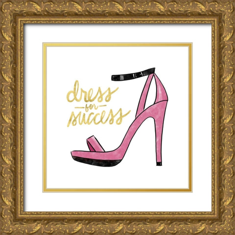 Goal Digger II Success Gold Ornate Wood Framed Art Print with Double Matting by Noonday Design