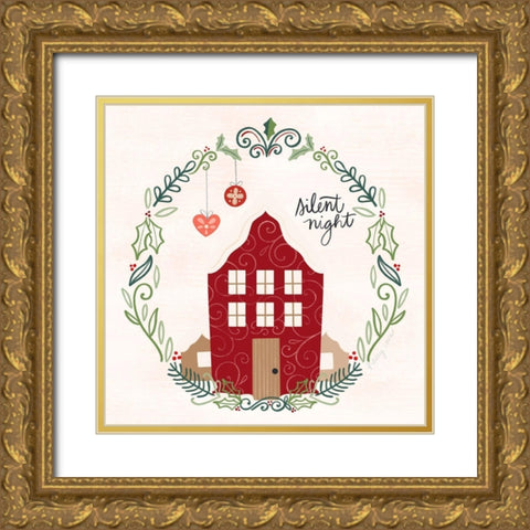 Hygge Christmas IV Gold Ornate Wood Framed Art Print with Double Matting by Noonday Design