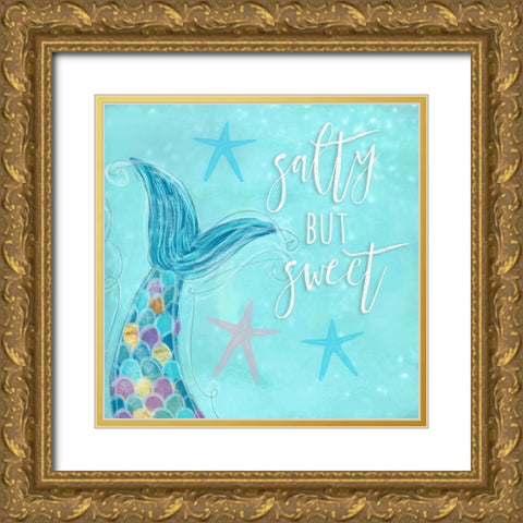 Make Waves II Gold Ornate Wood Framed Art Print with Double Matting by Hartworks