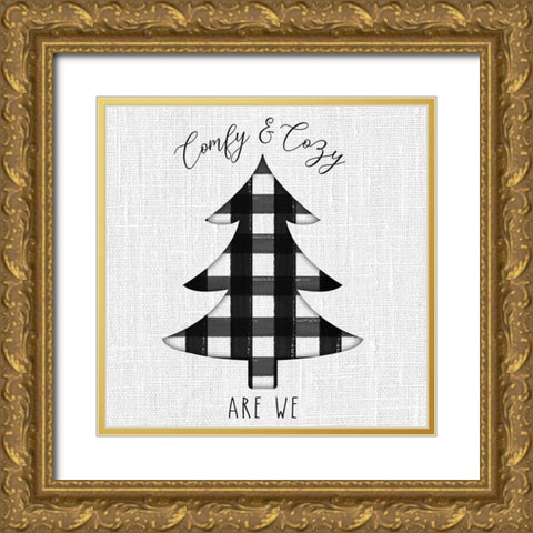 Winter Wonder II Gold Ornate Wood Framed Art Print with Double Matting by Hartworks