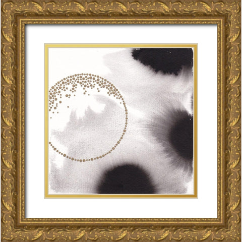 Migration II Gold Ornate Wood Framed Art Print with Double Matting by Bijou, Andrea