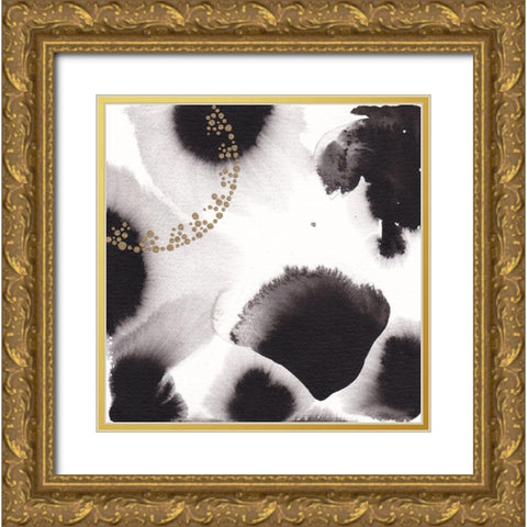 Migration III Gold Ornate Wood Framed Art Print with Double Matting by Bijou, Andrea