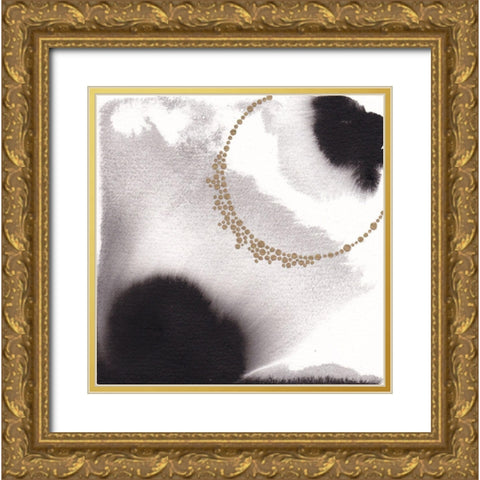 Migration V Gold Ornate Wood Framed Art Print with Double Matting by Bijou, Andrea