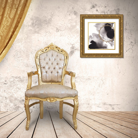 Migration VII Gold Ornate Wood Framed Art Print with Double Matting by Bijou, Andrea