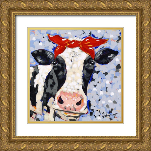 Bessie Gold Ornate Wood Framed Art Print with Double Matting by Augustine, Jodi