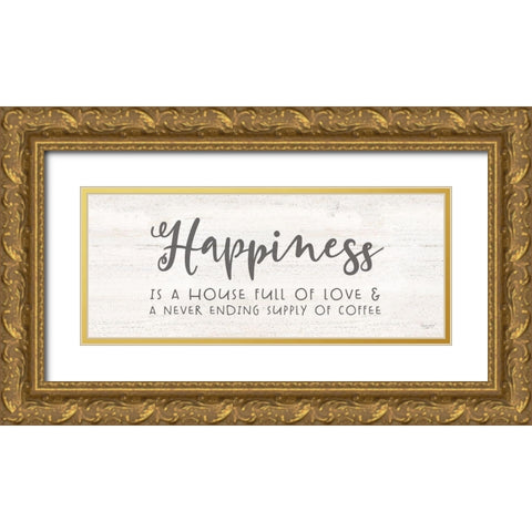 Coffee Kitchen Humor panel III-Supply Gold Ornate Wood Framed Art Print with Double Matting by Reed, Tara