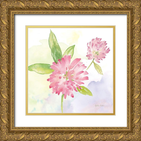 Wildflower Single I Gold Ornate Wood Framed Art Print with Double Matting by Coulter, Cynthia