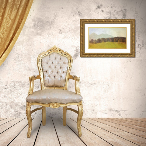 The  Green Gold Ornate Wood Framed Art Print with Double Matting by Bay, Noah