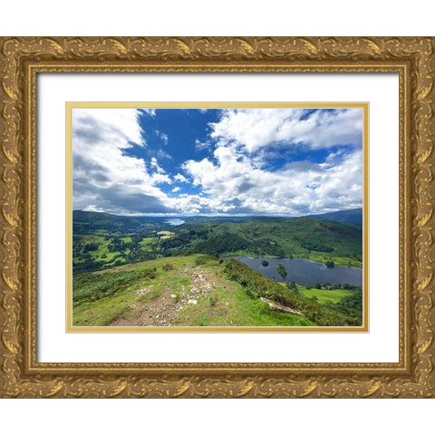 Highlands Gold Ornate Wood Framed Art Print with Double Matting by Bay, Noah