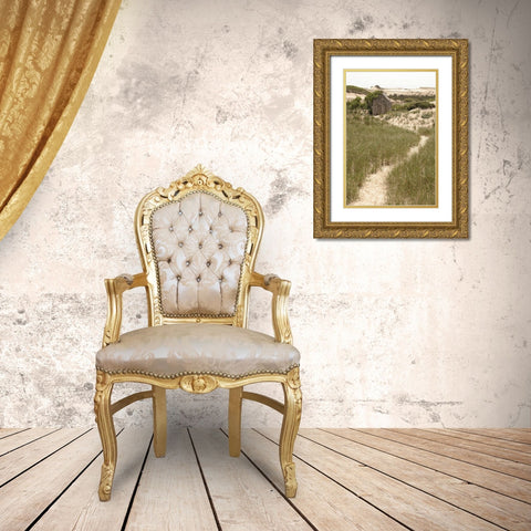 High  Road II Gold Ornate Wood Framed Art Print with Double Matting by Grafitee Studios