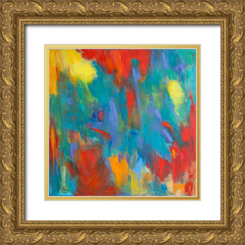 Mind Free Gold Ornate Wood Framed Art Print with Double Matting by Fine, Alexi