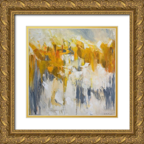 Dijon Day Gold Ornate Wood Framed Art Print with Double Matting by Fine, Alexi
