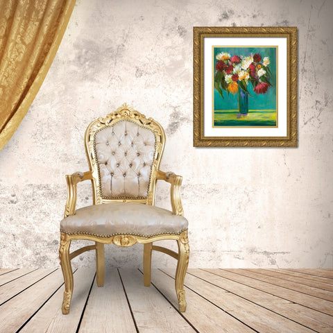 Bountiful Beauties Gold Ornate Wood Framed Art Print with Double Matting by Fine, Alexi