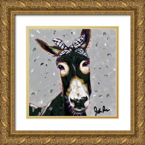 Farm  Pop-Donna Gold Ornate Wood Framed Art Print with Double Matting by Augustine, Jodi