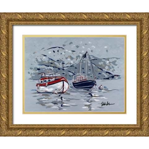 Nautical Display II Gold Ornate Wood Framed Art Print with Double Matting by Augustine, Jodi