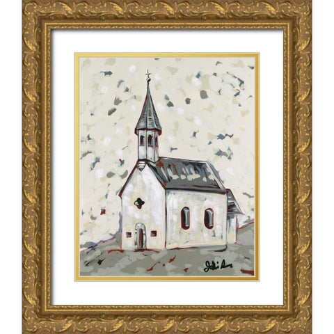 Here is the Steeple Gold Ornate Wood Framed Art Print with Double Matting by Augustine, Jodi
