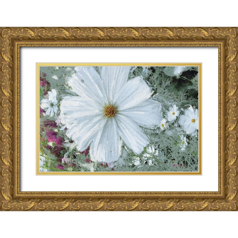 Garden Dream III Gold Ornate Wood Framed Art Print with Double Matting by Cusson, Marie Elaine