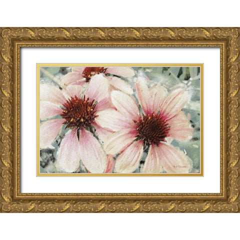 Garden Dream IV Gold Ornate Wood Framed Art Print with Double Matting by Cusson, Marie Elaine