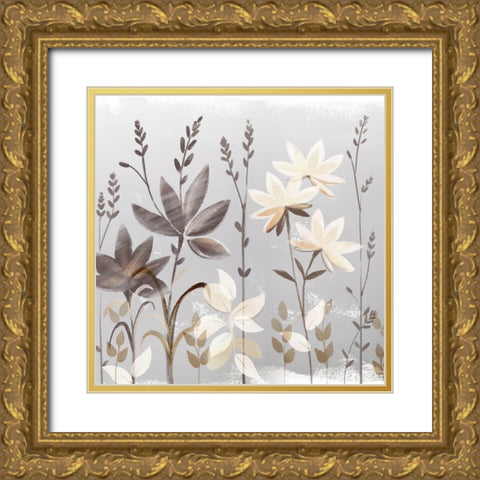 Soft Nature cream II Gold Ornate Wood Framed Art Print with Double Matting by Northern Lights
