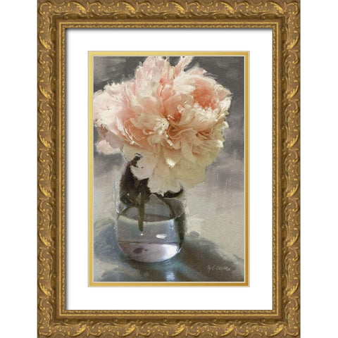 Garden  Dream IX Gold Ornate Wood Framed Art Print with Double Matting by Cusson, Marie Elaine