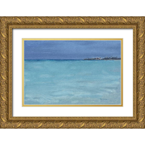 Beach  Shore XII Gold Ornate Wood Framed Art Print with Double Matting by Cusson, Marie Elaine