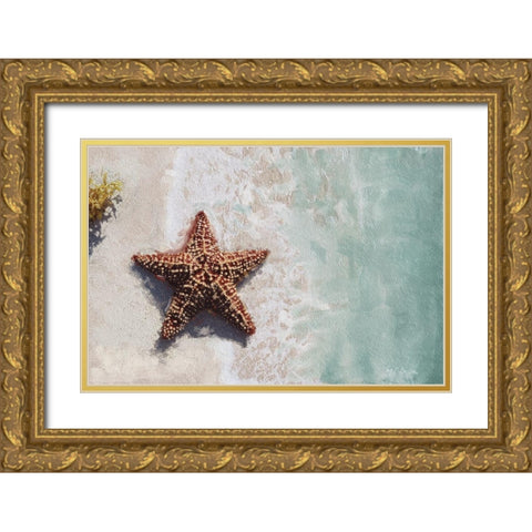 Beach  Shore XIV Gold Ornate Wood Framed Art Print with Double Matting by Cusson, Marie Elaine