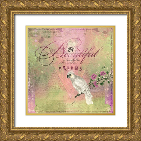 Creative  Visualization XIV-Dreams Gold Ornate Wood Framed Art Print with Double Matting by Duirwaigh