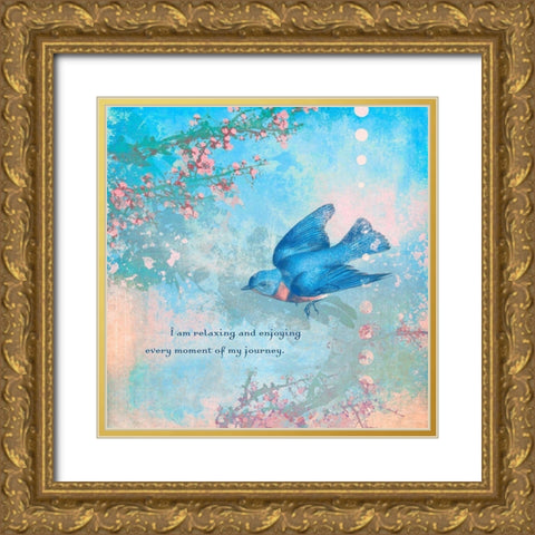 Creative  Visualization XX-Journey Gold Ornate Wood Framed Art Print with Double Matting by Duirwaigh