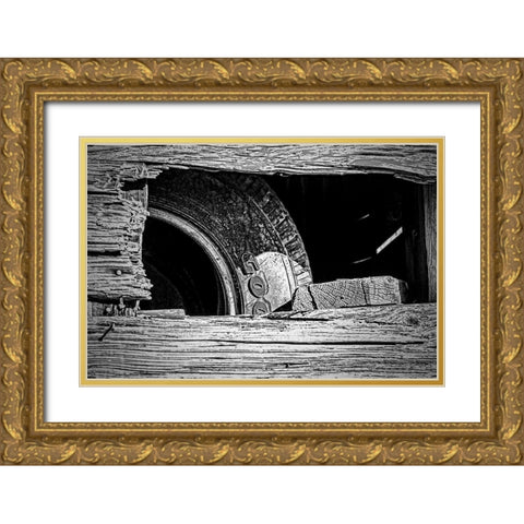 Good  Year Gold Ornate Wood Framed Art Print with Double Matting by Manelis, Jessica