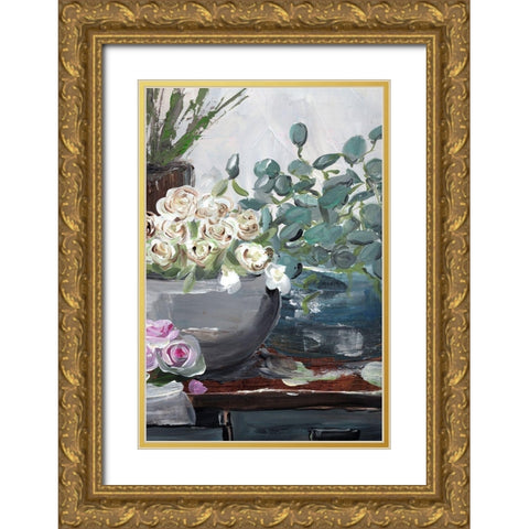 Created  in Variety Gold Ornate Wood Framed Art Print with Double Matting by Chapman, Marcy