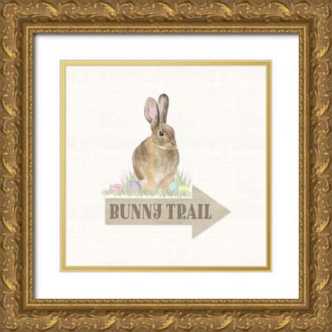 Farmhouse  Easter III Gold Ornate Wood Framed Art Print with Double Matting by Reed, Tara