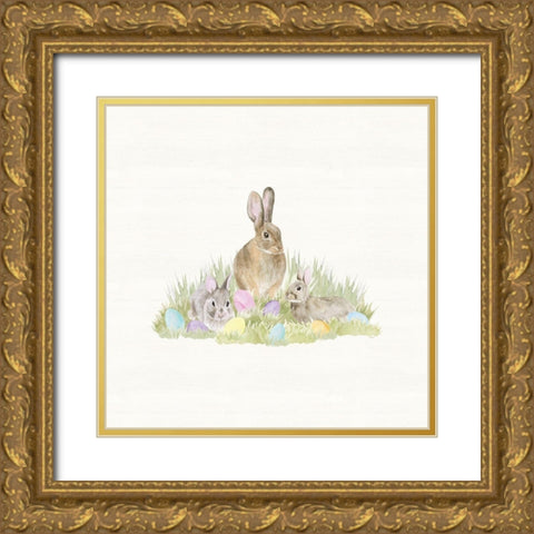 Farmhouse  Easter IV Gold Ornate Wood Framed Art Print with Double Matting by Reed, Tara