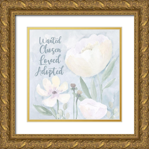 Adoption  Repose II-Wanted Gold Ornate Wood Framed Art Print with Double Matting by Reed, Tara